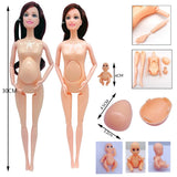Handmade Doll Accessories Baby Dolls Pregnant Mom Lady