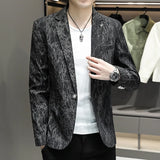 Fashion Suit Jacket Men Spring Summer Single West