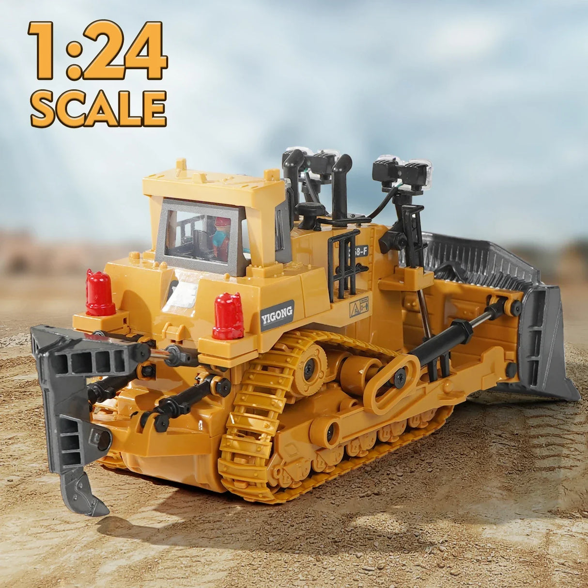 Children 2.4G Remote Control Excavator RC Model Car