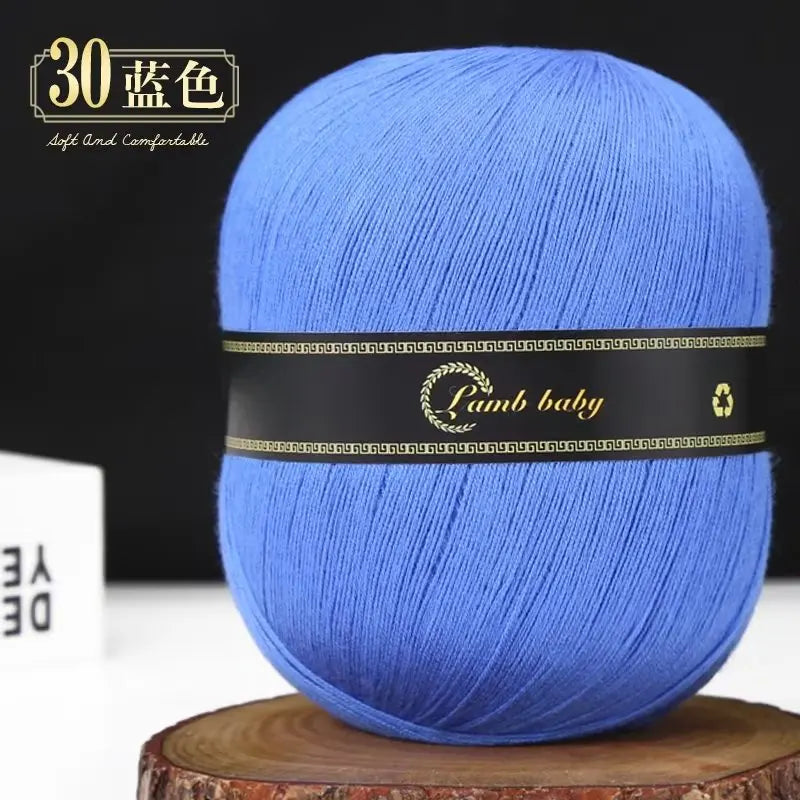 150g Solid Color Silk Cotton Yarn Soft Yarn