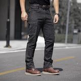 Men's Tactical Jeans Military Denim Cargo Pants Multi-pocket