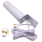 Outdoor Barrel 4g LTE antenna Dual Cable Mobile