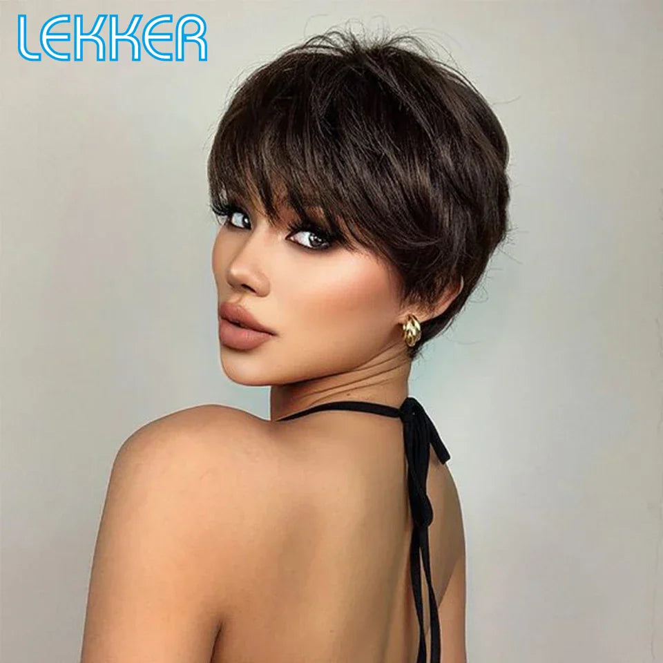 Lekker Wear and Go Short Pixie Cut Straight