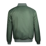 New Men's Winter Jacket Men Solid Color Bomber