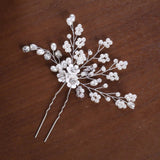Bride Wedding Hairpins Artificial Pearls Headpieces U Shaped