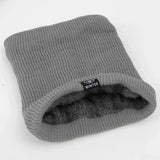 Solid Winter Plush Muffler Woolen Knitting for Women