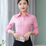 White Shirt Woman 6XL Plus Size Blouse Office