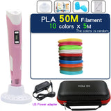 Creative 3D Printing Pen for Kids - LCD