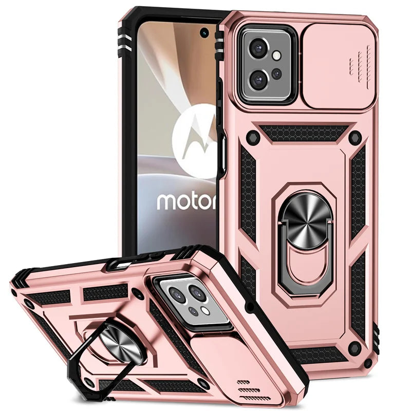 For Motorola Moto G32 Case Ring Holder Slide