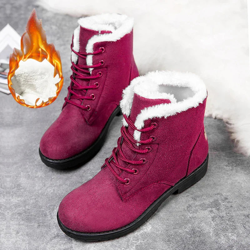 Snow Women Boots Flat Boots For Women Platform