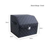 PU Leather Car Trunk Storage Box Top Grade