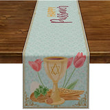 Jewish Menorah Hanukkah Holiday Kitchen Dining Table Decoration