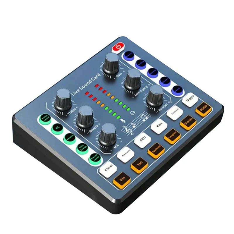 M8 Sound Card Live Broadcast Audio Interface Podcasting