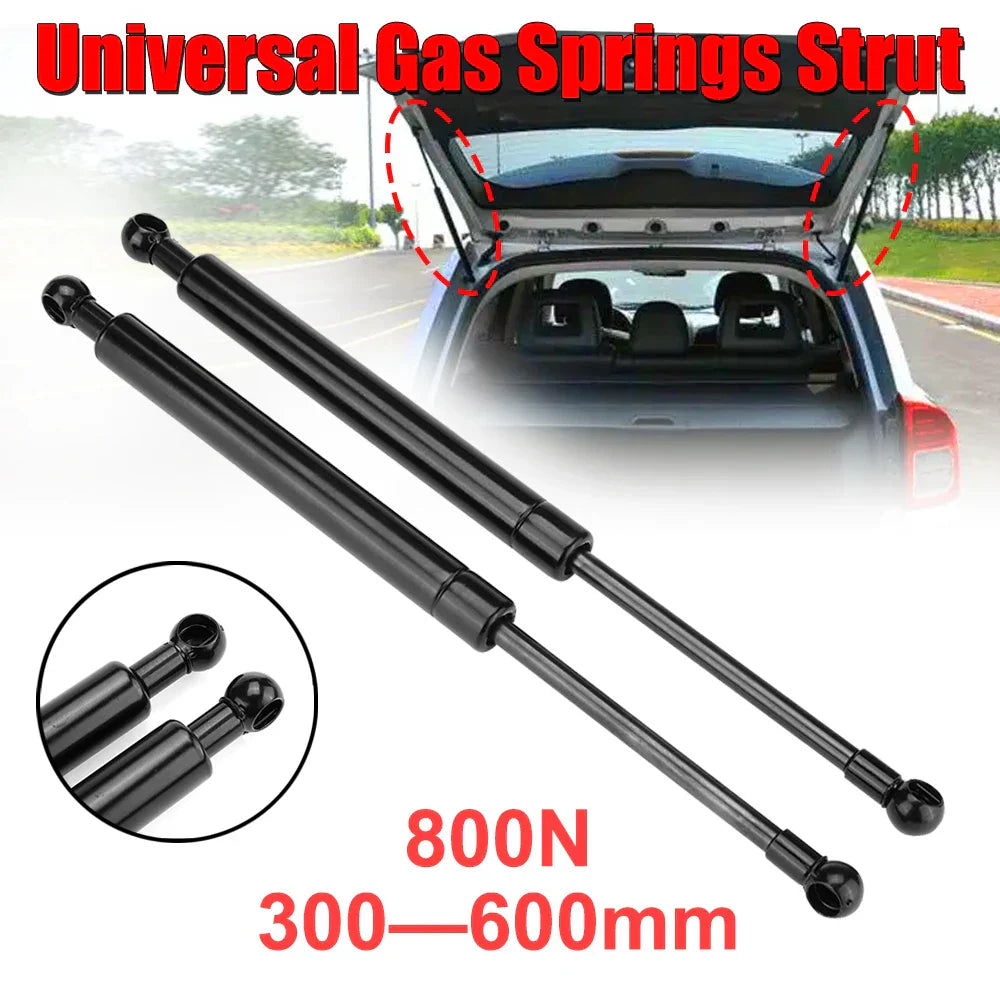 2Pcs 800N Gas Strut Support Bars 300-600mm