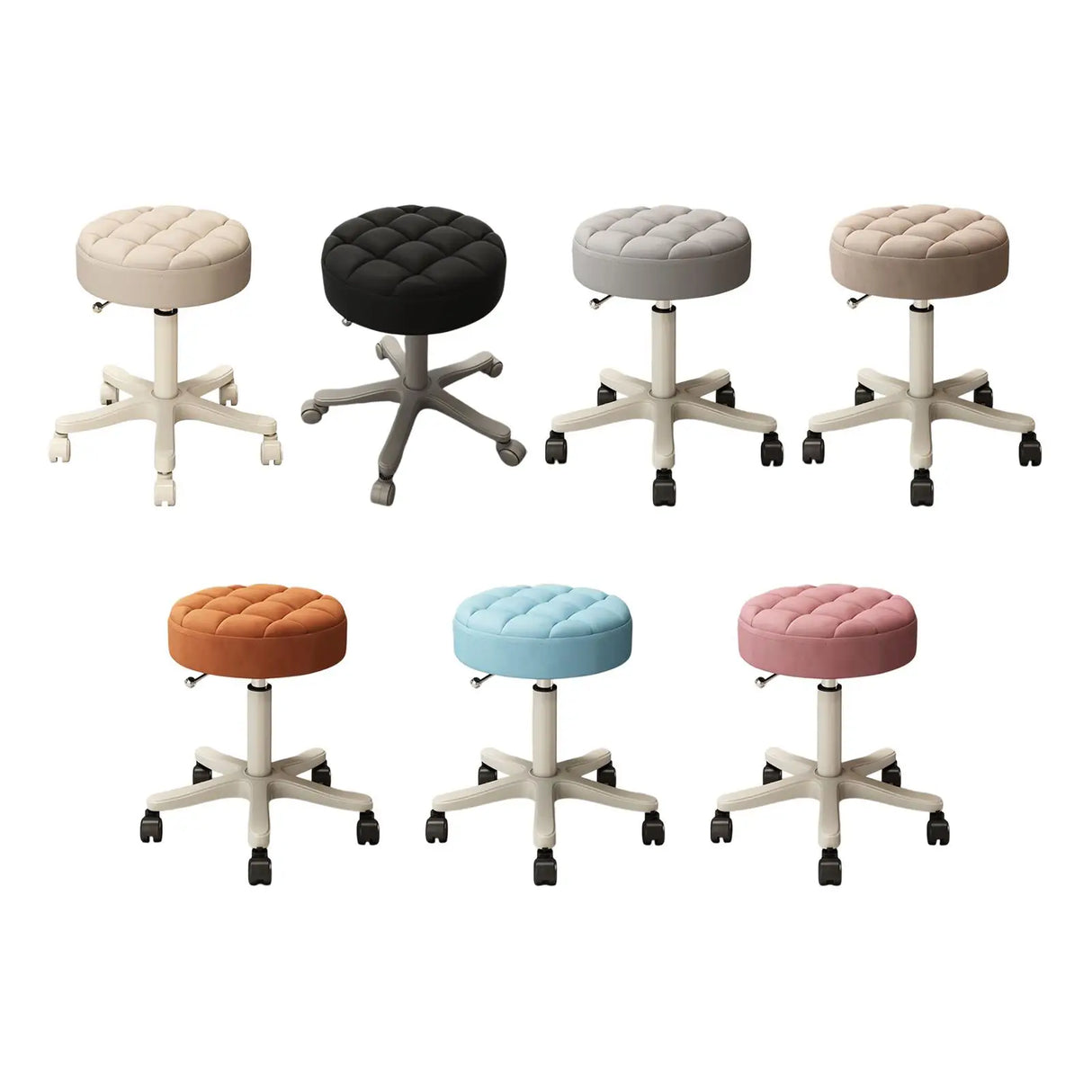 Swivel Salon Stool Heavy Duty Lash Chair 35~45cm