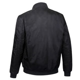 New Men's Winter Jacket Men Solid Color Bomber