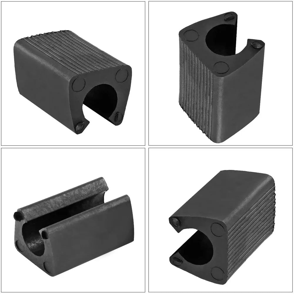 20/40pcs Furniture Feet Plastic rectangle Non-Slip Chair Legs