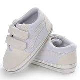 Meckior Baby Canvas Sneakers Classic Stripes Casual Baby