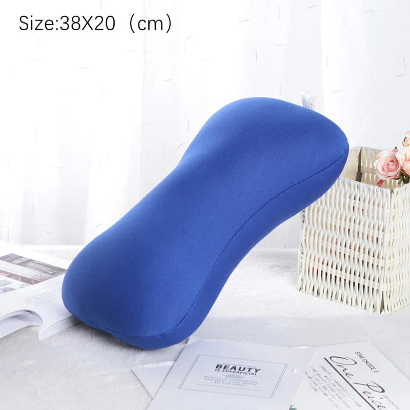 Bone Shape Roll Pillow Mini Cushion Microbead Back