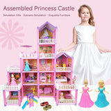Kids Toy Simulation Doll House Villa Set Pretend