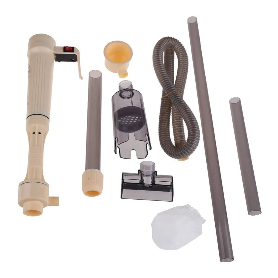 Electric Aquarium Automatic Siphon Fish Tank Gravel Cleaner