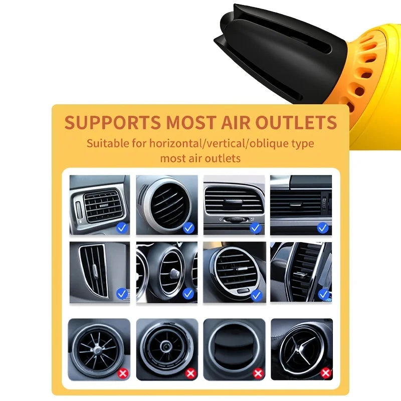 Incense Dispenser Rotating Propeller Air Outlet Car Aromatherapy
