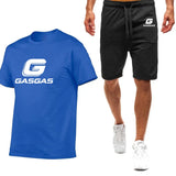 Motorcycles GasGas Summer Men's Sportswear Shorts Set Short