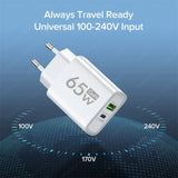 GaN 65W PD USB Type C Charger Mobile
