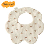 New Thickened 7 Layers Cotton Waterproof Baby Bibs