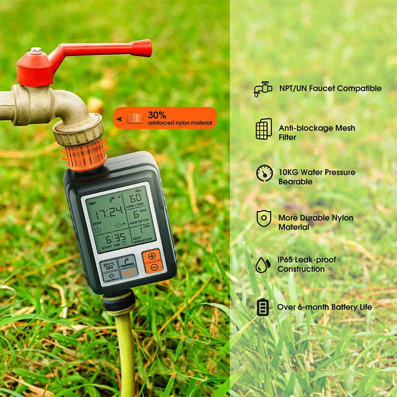 All Days Use Digital Water Timer Outdoor Irrigation