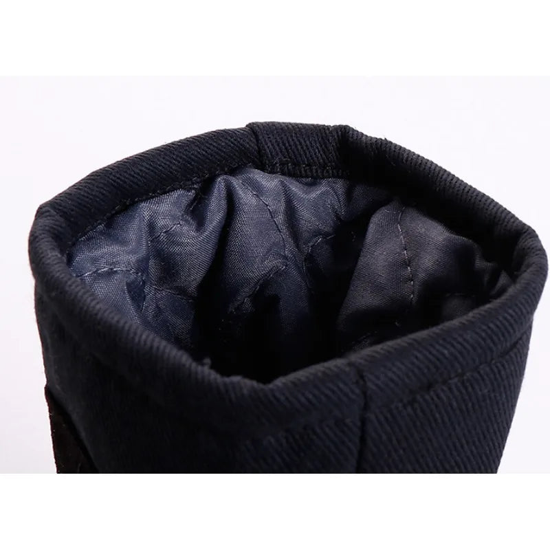 Fireproof Safety Gloves Black Reflective Belt Fire Gloves