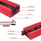 2600W Inverter 12V to 220V 230V voltage converter