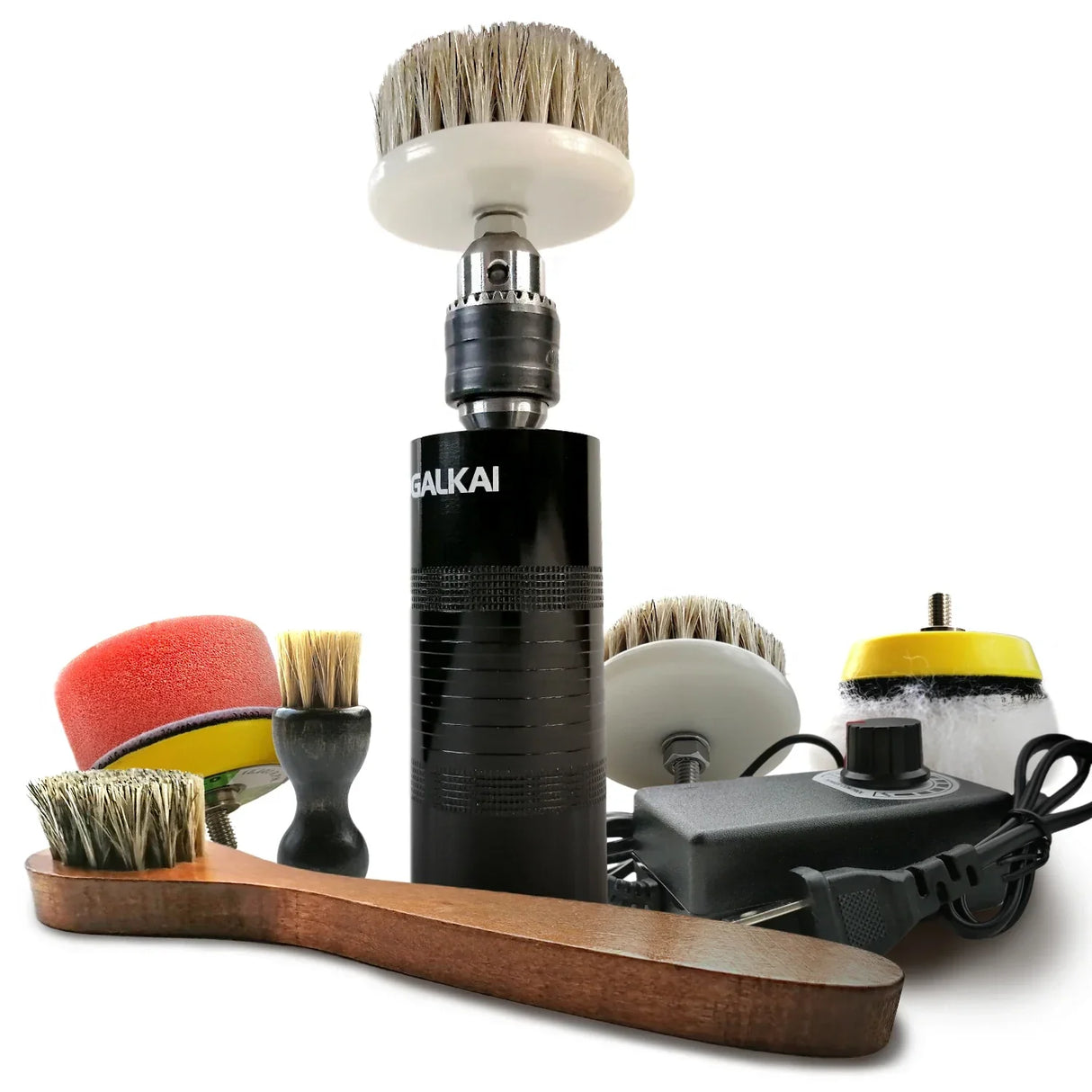 Shoe Brushes Professional Adjustable Speed Electric Shoe Polisher