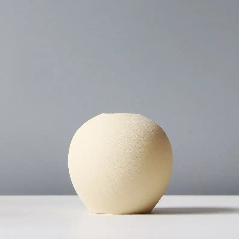 Matte Ceramic Vase | Morandi Modern Vase |