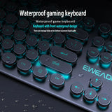 Three-piece Set Punk Gaming Keyboard and Mouse Earphone