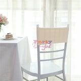 Blush Double Layer Lycra Chair Band Spandex Chair