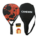 Camewin Padel Racket Tennis Carbon Fiber Soft EVA