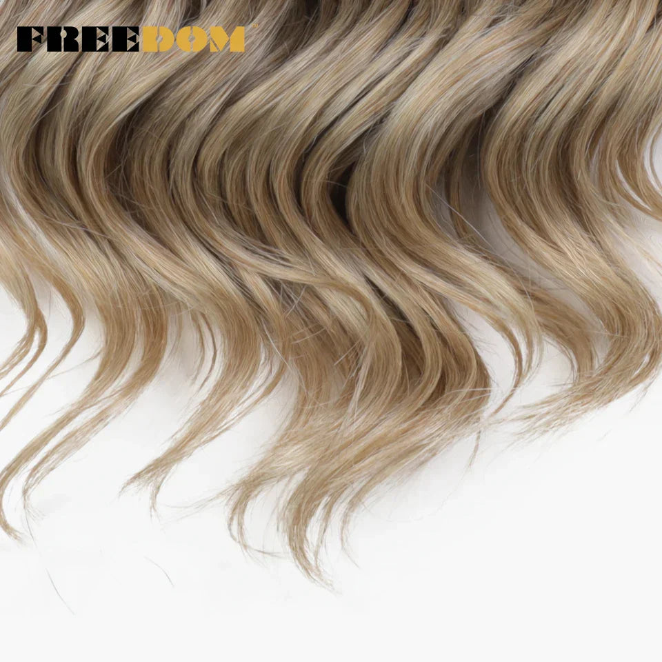 FREEDOM Deep Wavy Twist Crochet Hair 16 Inch