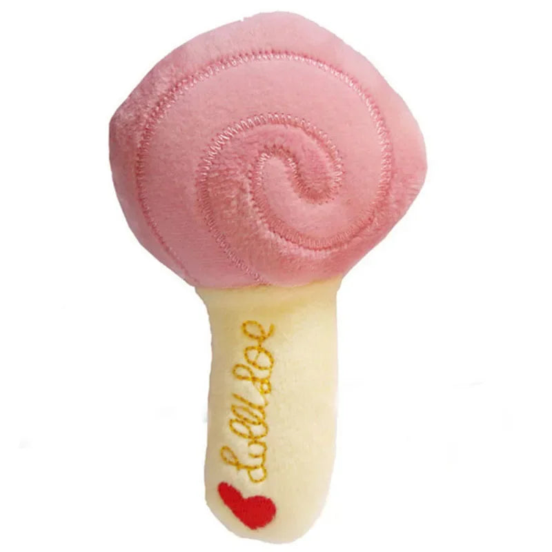 Puppy Dog Plush Squeaky Toys for Small Medium