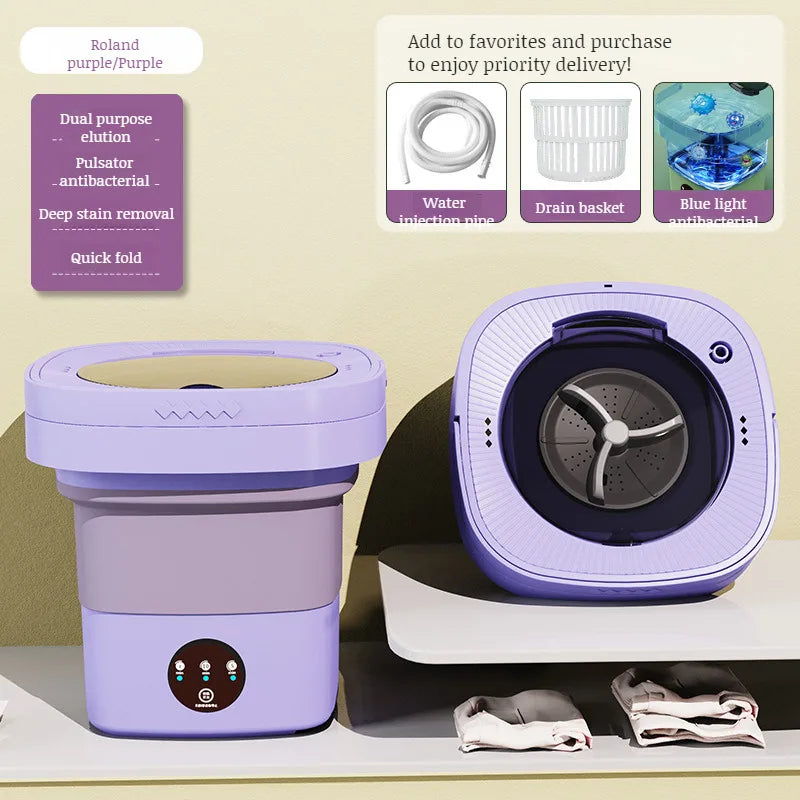 Portable Washing Machine Folding Mini Washing Machine Washing