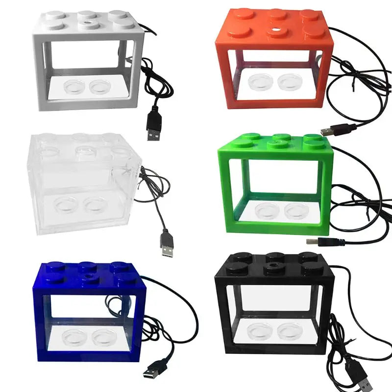 Portable USB Mini Aquarium for Tank LED Light