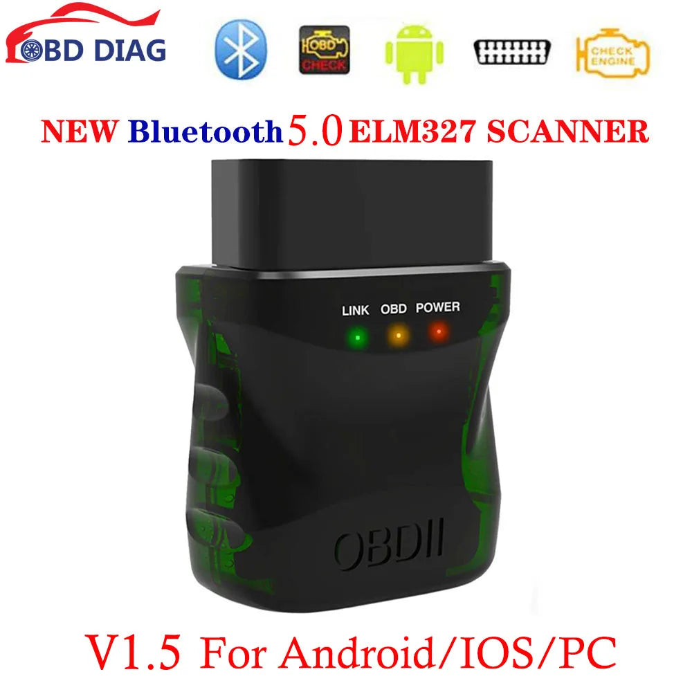 NEW Bluetooth 4.0 Mini ELM327 V1.5 OBD2 Scanner