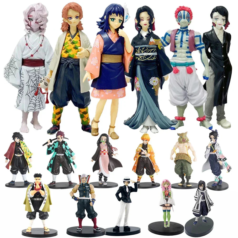 Demon Slayer Figure Model Blind Box PVC Material