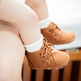 Newborns Baby Boys Girls Shoes Retro PU Soft