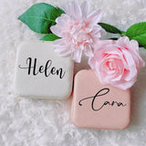 Personalised Jewellery Box Girls Travel Jewelry Case with