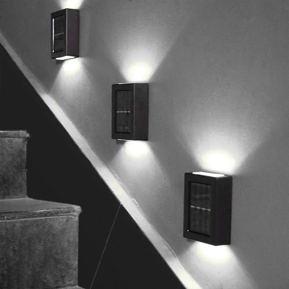 LED Solar Light Wall Mounted Lamp Waterproof Porch