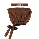 Inner Tie Back Hijab Cap Modal Turban Hat
