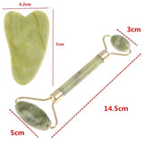 Natural Rose Jade Roller Face Massage Gua Sha