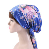New Women Satin Night Sleeping Cap Head Wrap