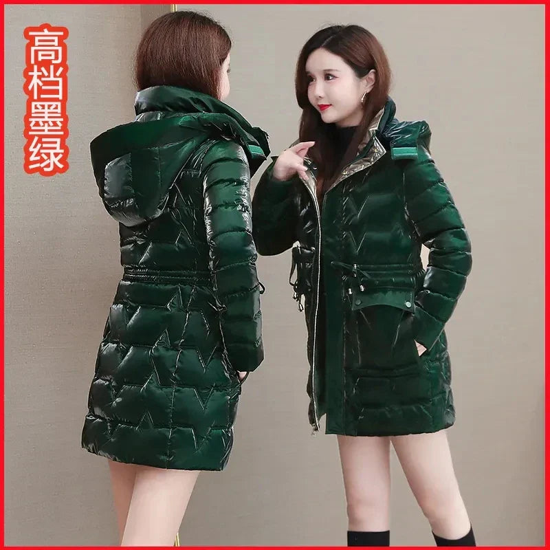 New Down Cotton Coat Women 2023 Korean Cotton